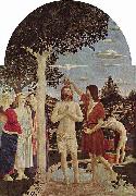 Piero della Francesca The Baptism of Christ oil painting artist